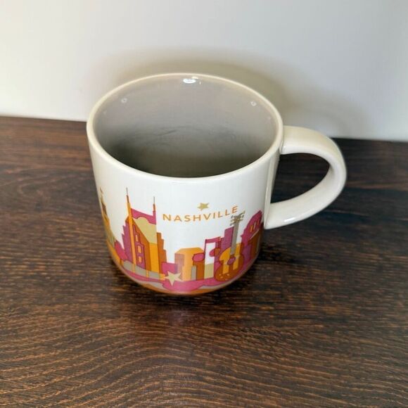 Starbucks Other - Starbucks "You Are Here" Collection Nashville ceramic mug size 3 1/2 x 3 1/2“ 14